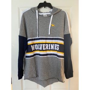VS Pink University of Michigan Pullover Hoodie